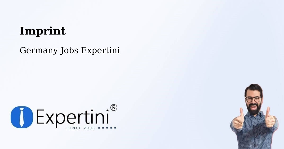 Imprint – Edenkoben - Germany Jobs Expertini